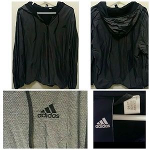 Adidas windbreaker zip up
